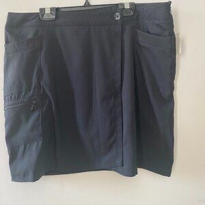 Greg Norman black skort size 12